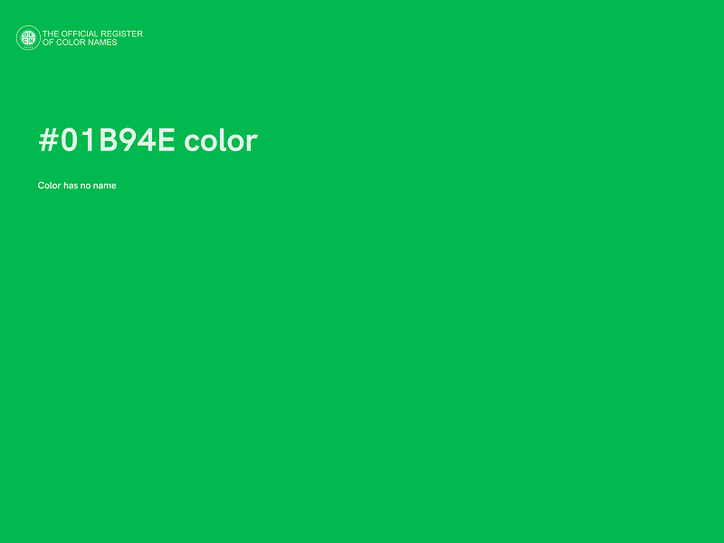 #01B94E color image
