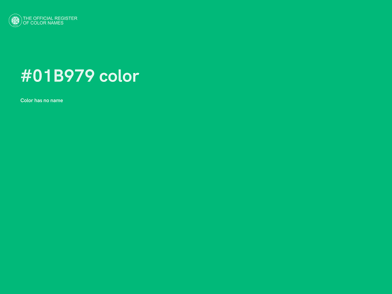 #01B979 color image