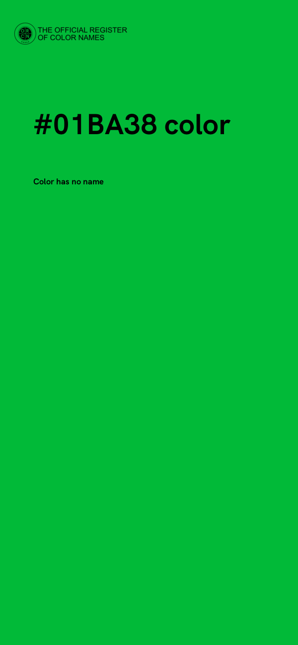 #01BA38 color image
