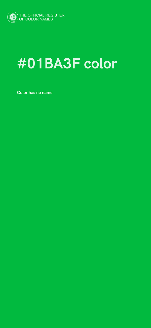 #01BA3F color image