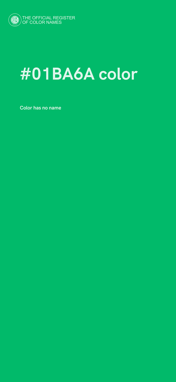 #01BA6A color image