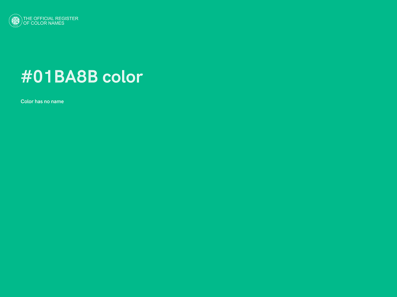 #01BA8B color image