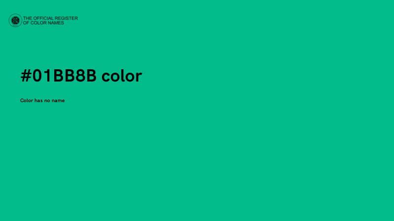 #01BB8B color image