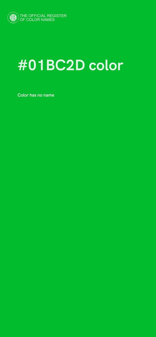 #01BC2D color image