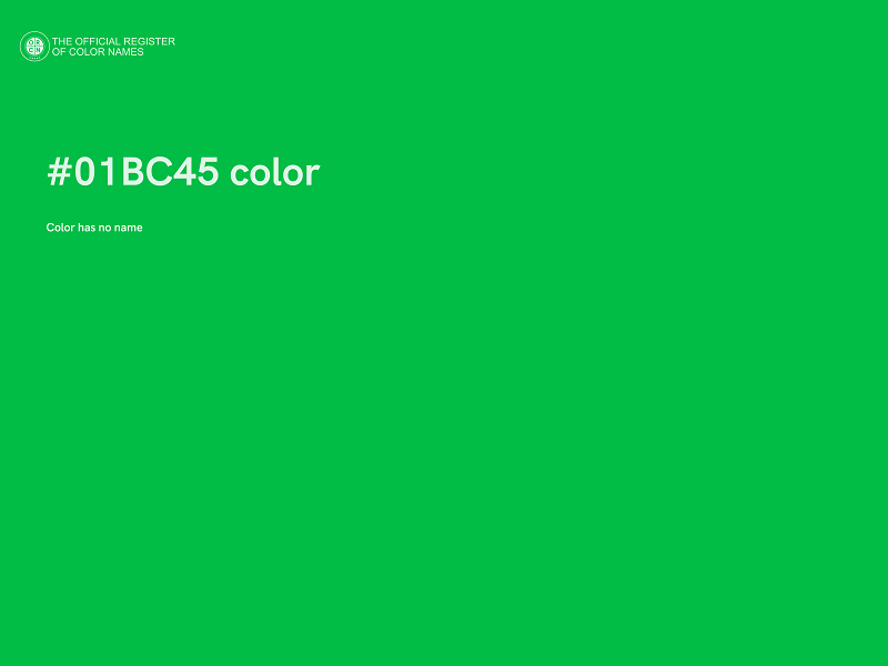 #01BC45 color image