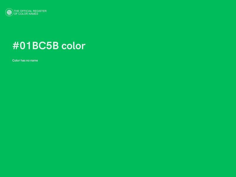 #01BC5B color image