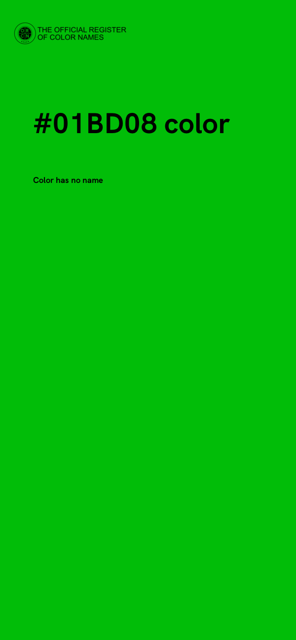 #01BD08 color image