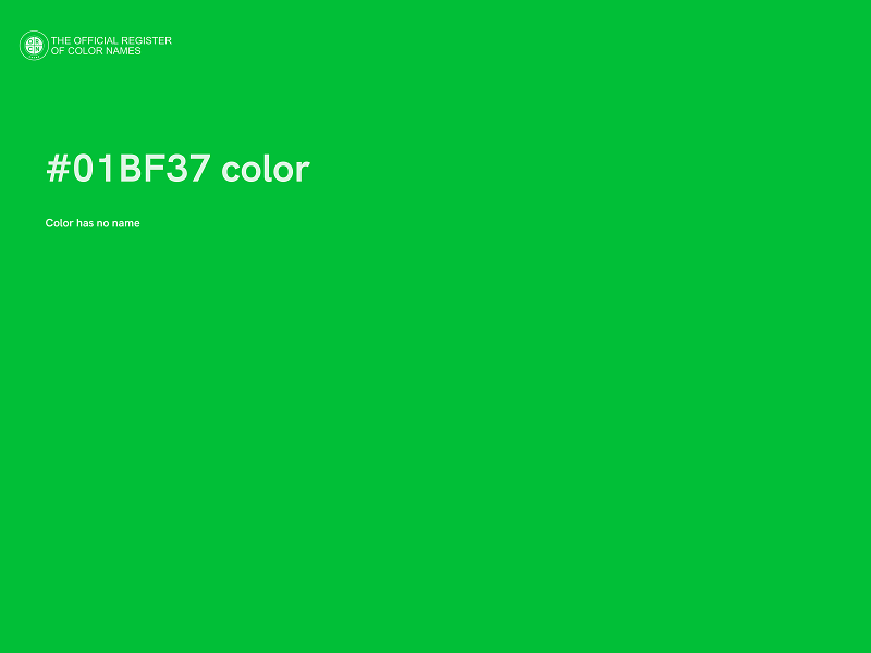 #01BF37 color image