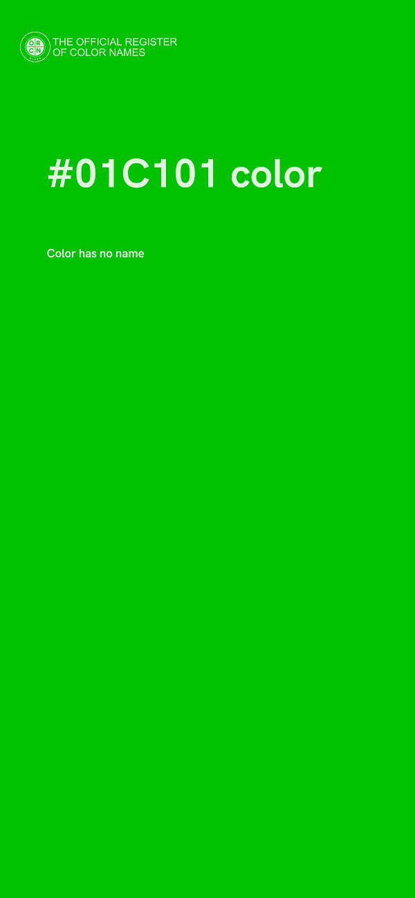 #01C101 color image