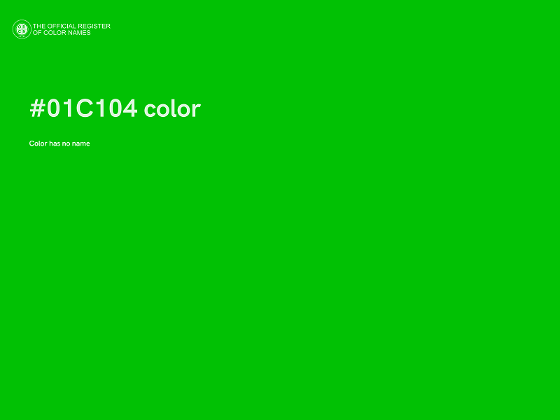 #01C104 color image