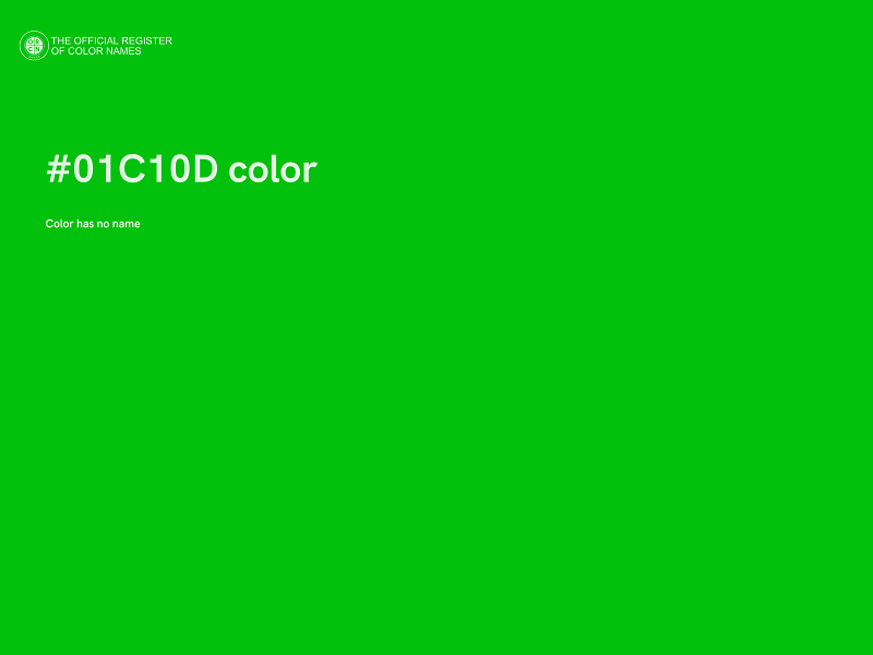#01C10D color image