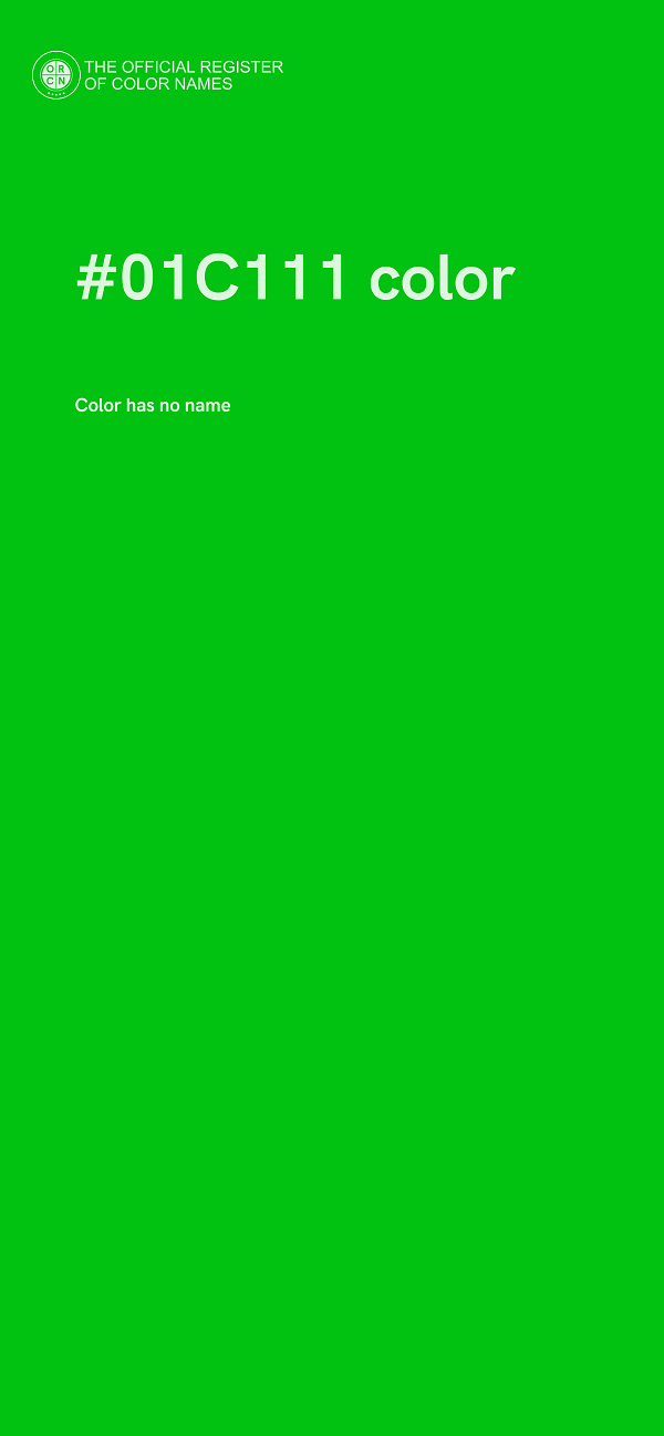 #01C111 color image