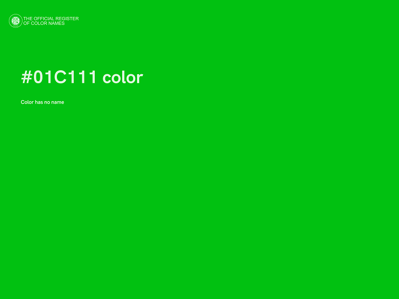 #01C111 color image