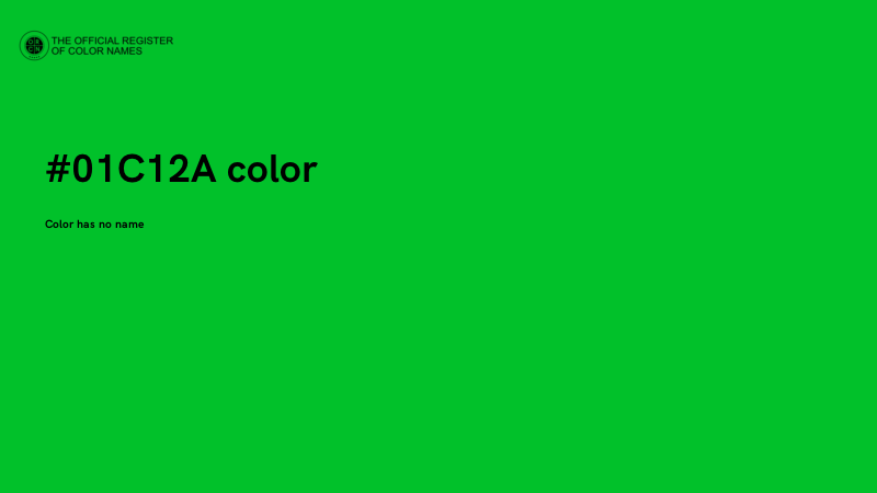 #01C12A color image
