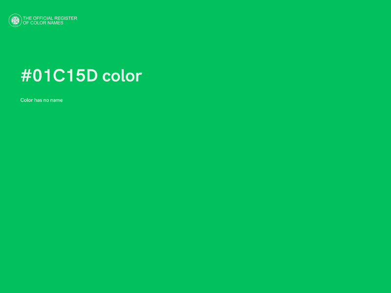 #01C15D color image