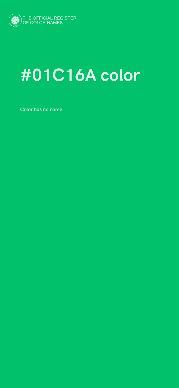 #01C16A color image