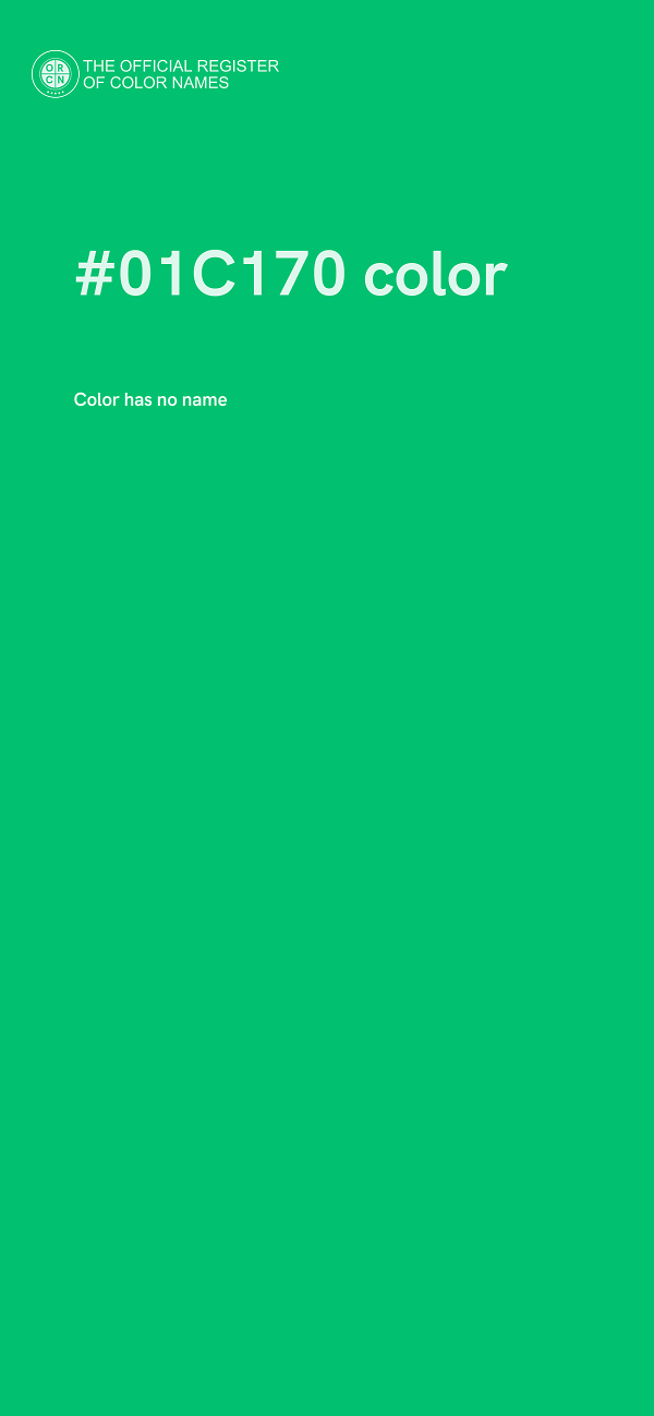 #01C170 color image