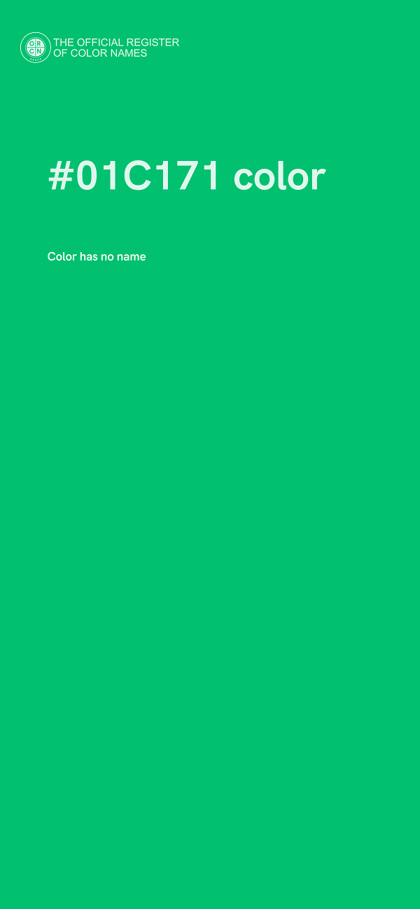 #01C171 color image