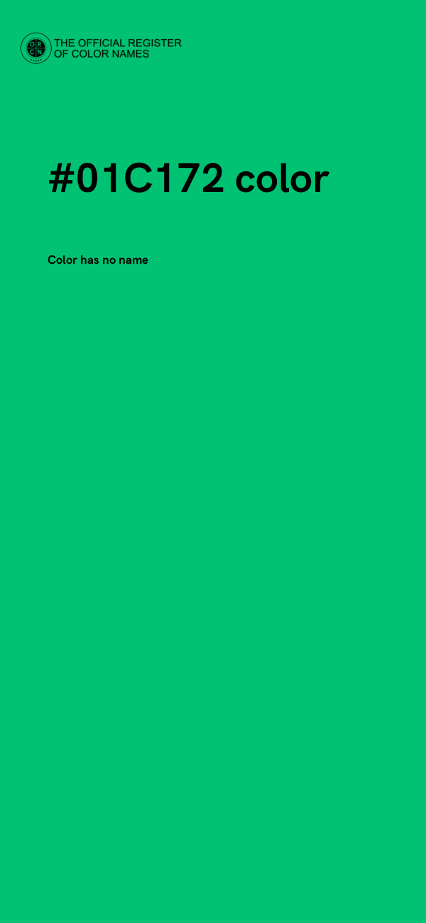 #01C172 color image