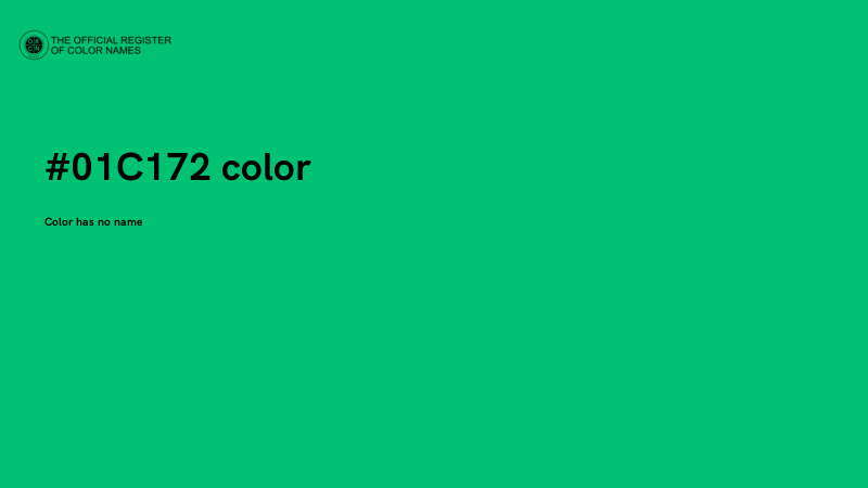 #01C172 color image