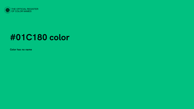 #01C180 color image