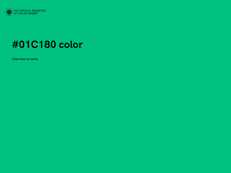 #01C180 color image