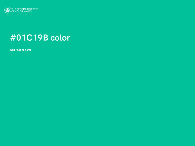 #01C19B color image