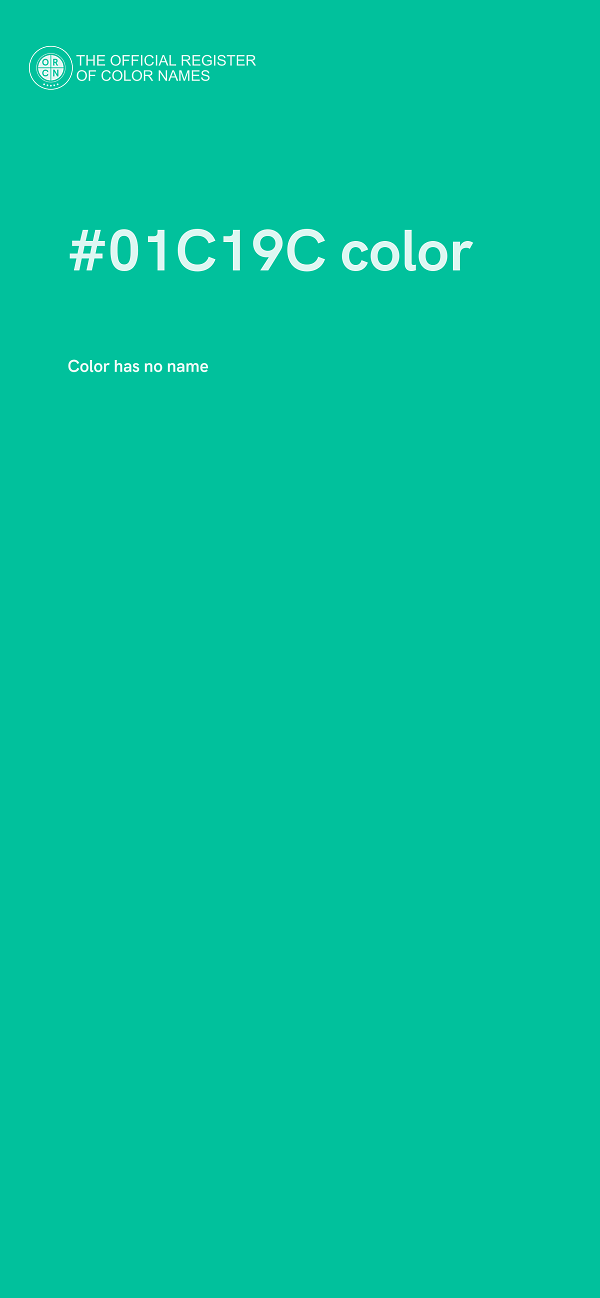 #01C19C color image