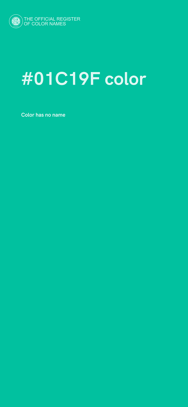 #01C19F color image