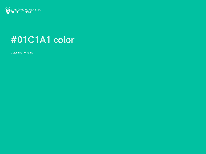 #01C1A1 color image