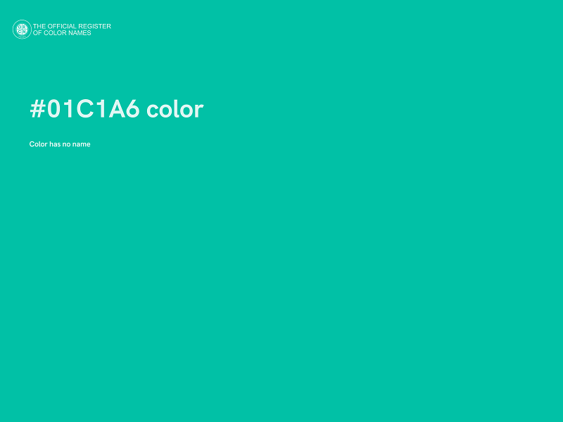 #01C1A6 color image