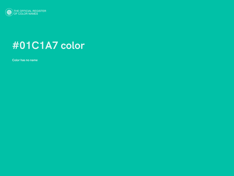 #01C1A7 color image