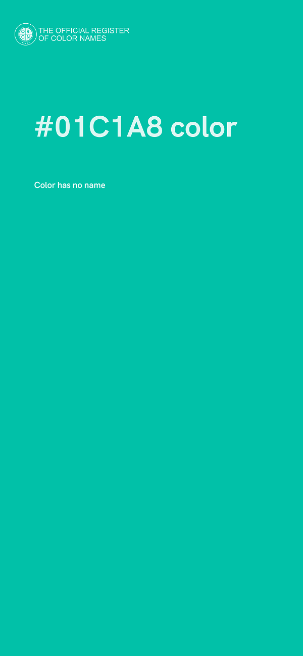 #01C1A8 color image