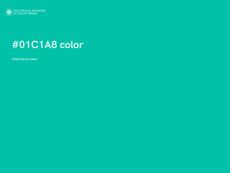 #01C1A8 color image