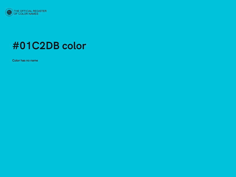 #01C2DB color image