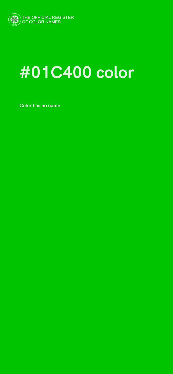 #01C400 color image