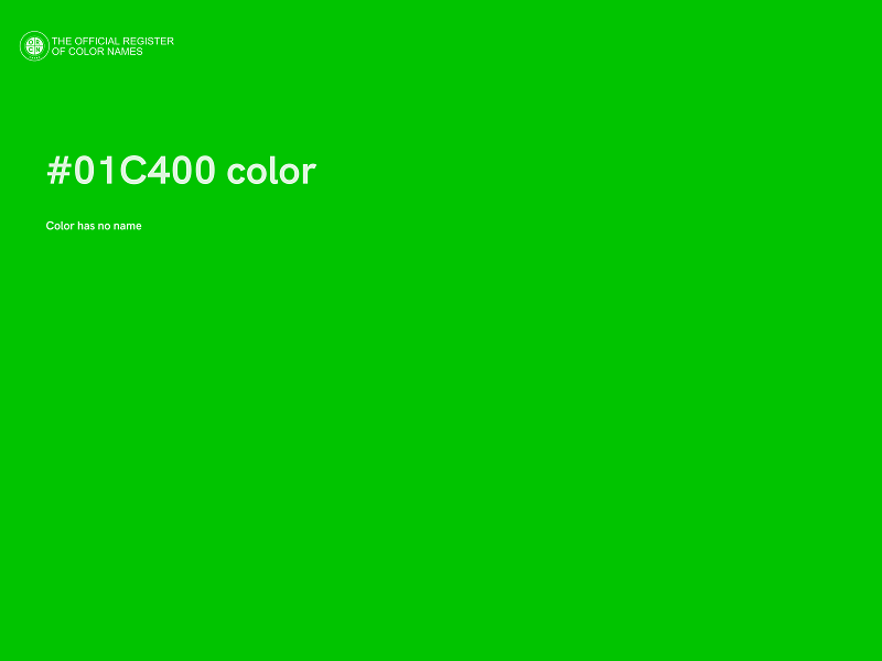 #01C400 color image