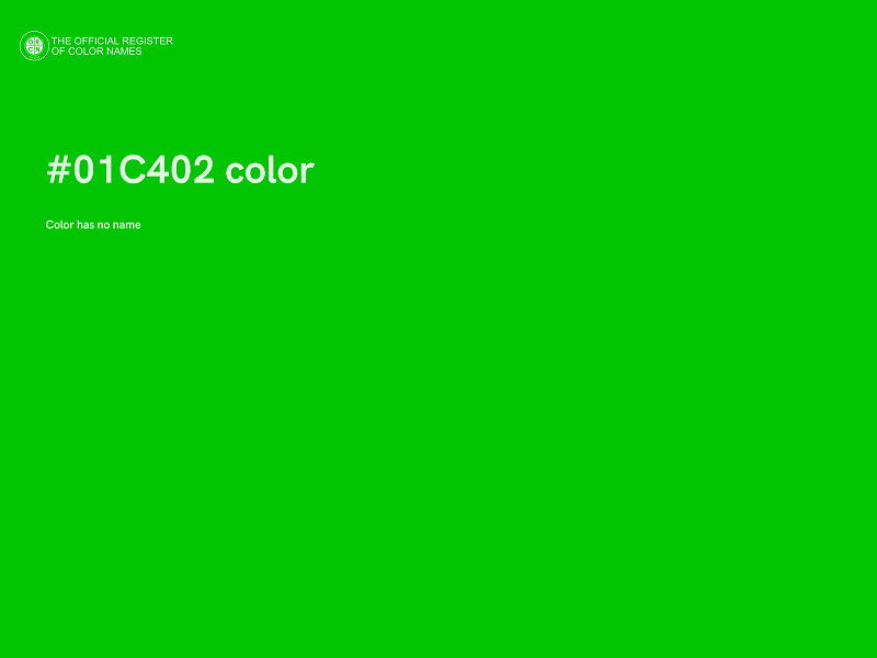 #01C402 color image