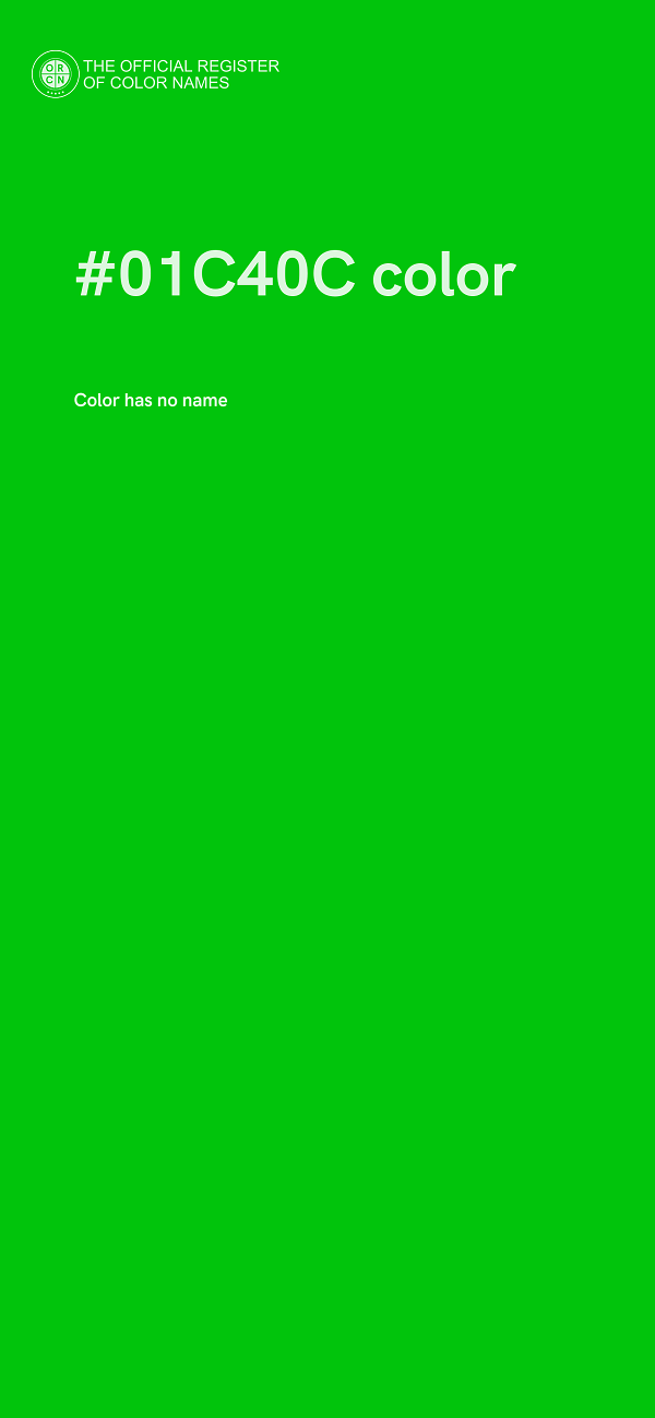#01C40C color image