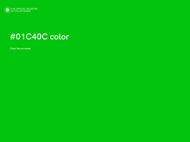 #01C40C color image
