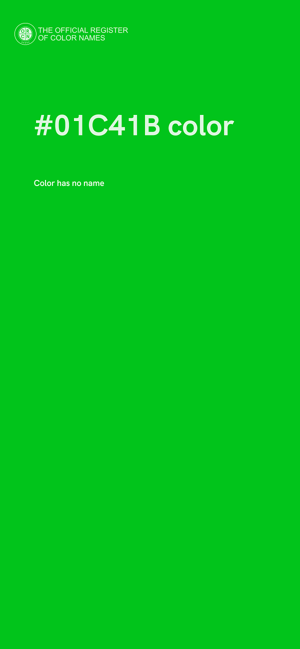 #01C41B color image
