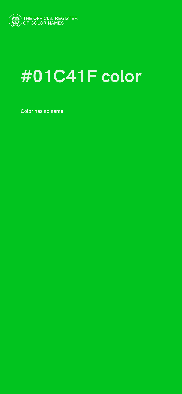 #01C41F color image