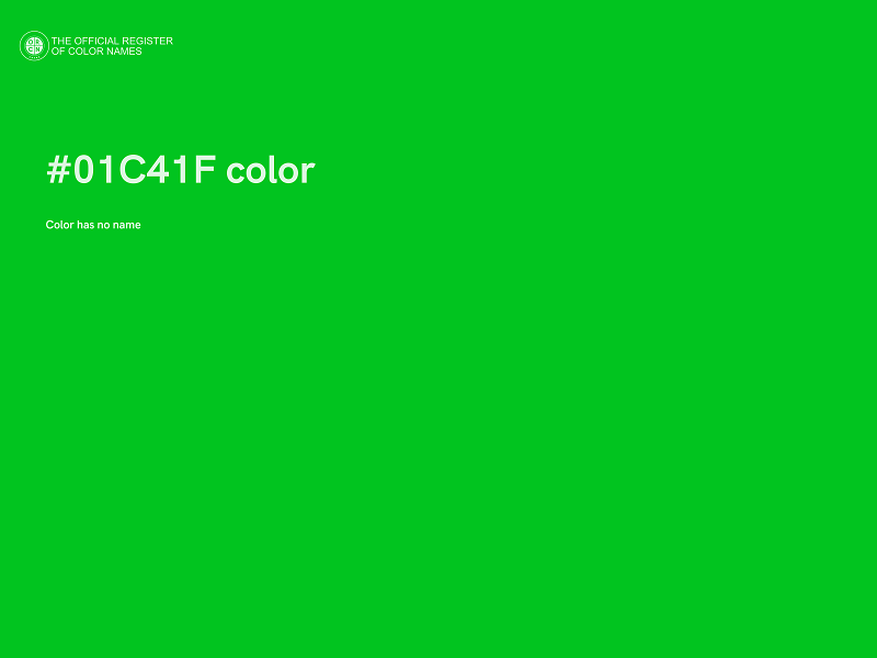 #01C41F color image