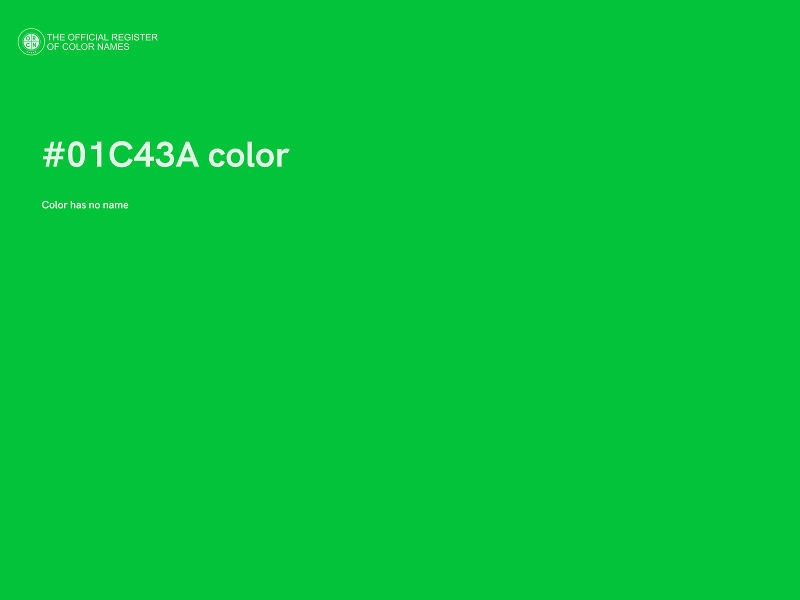 #01C43A color image