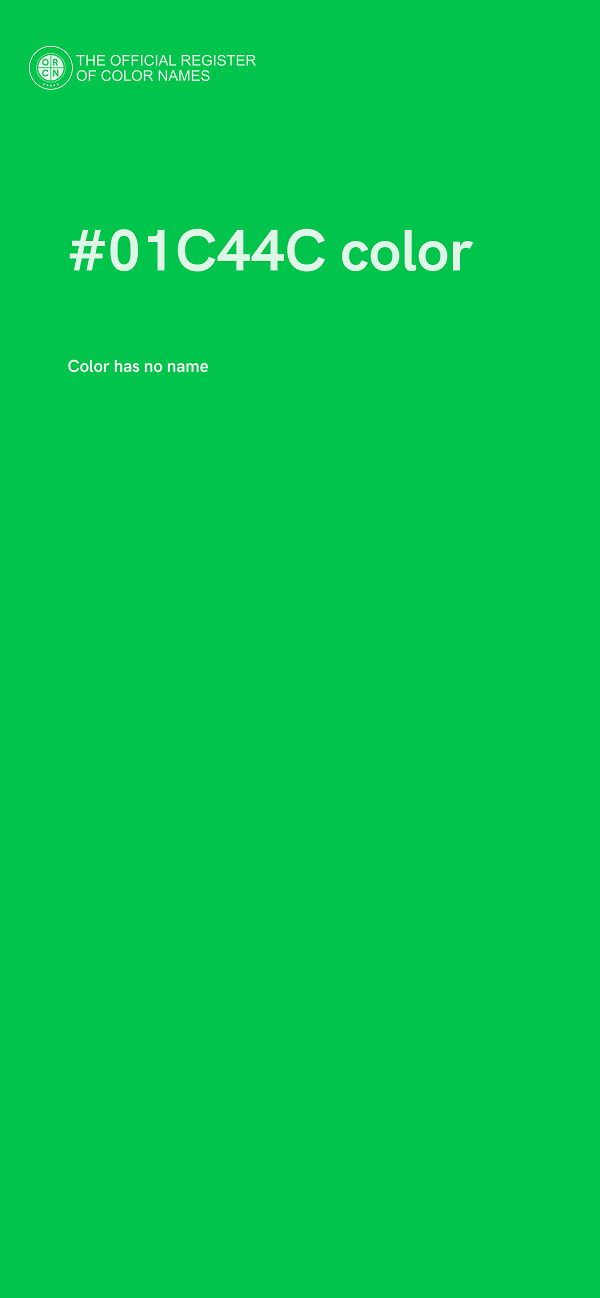 #01C44C color image