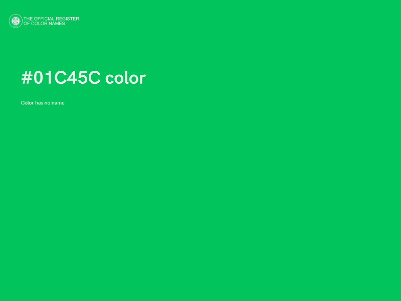 #01C45C color image