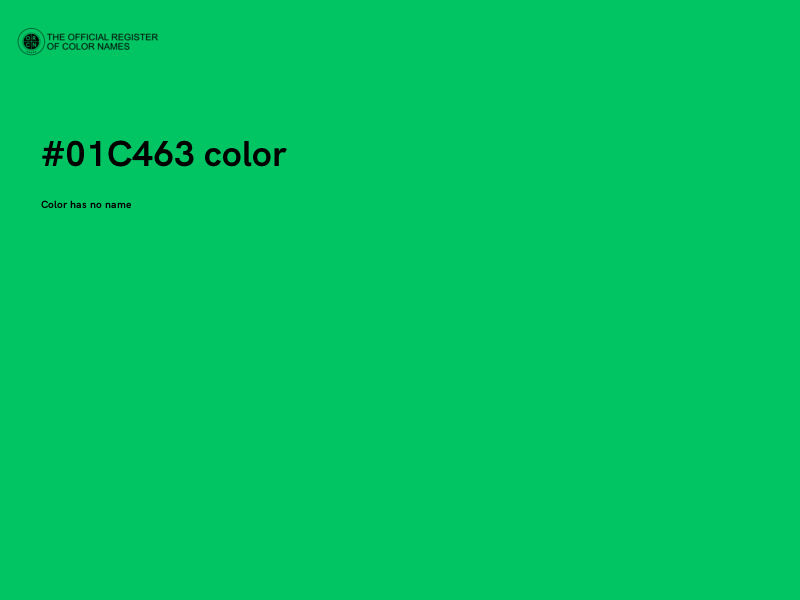 #01C463 color image