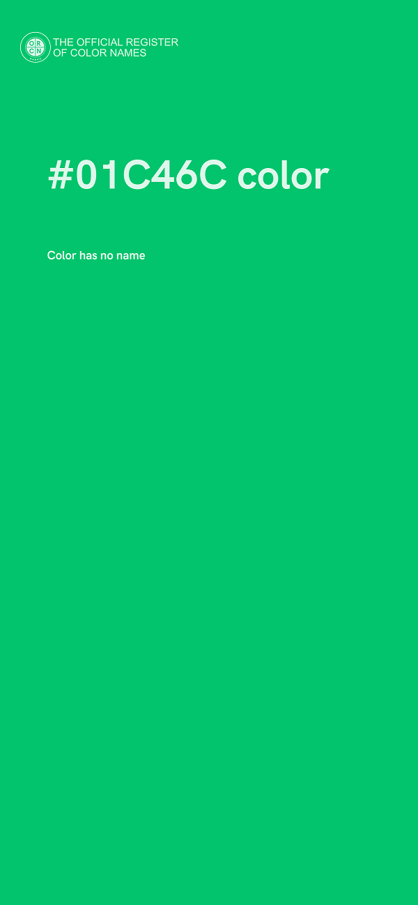 #01C46C color image