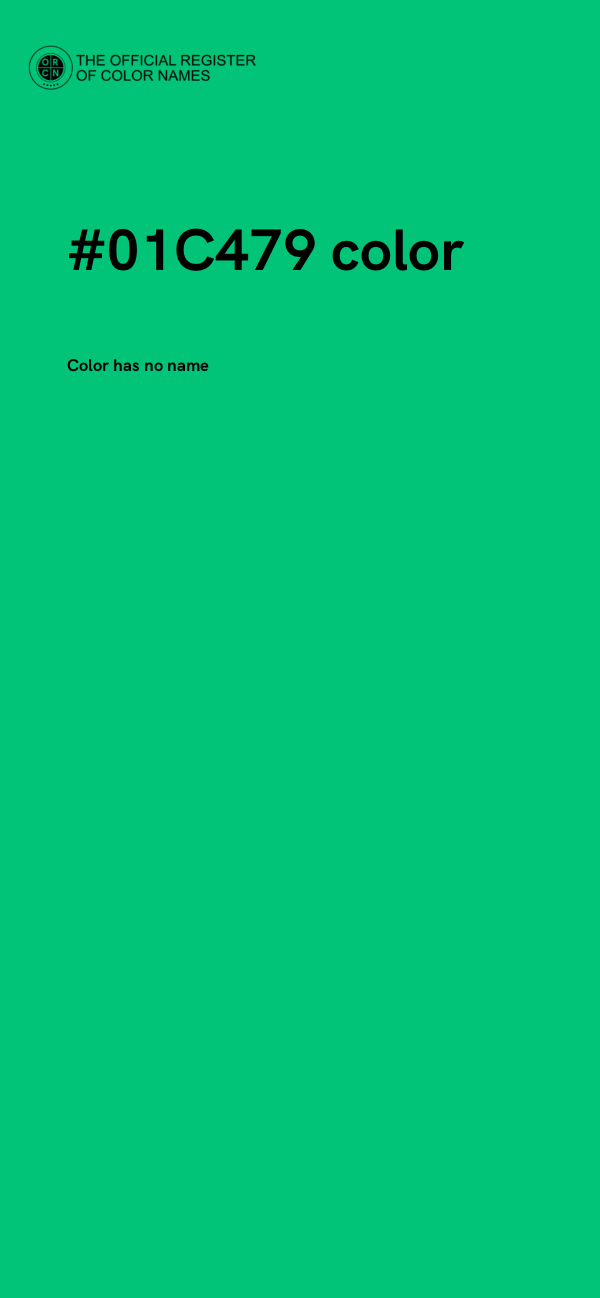 #01C479 color image