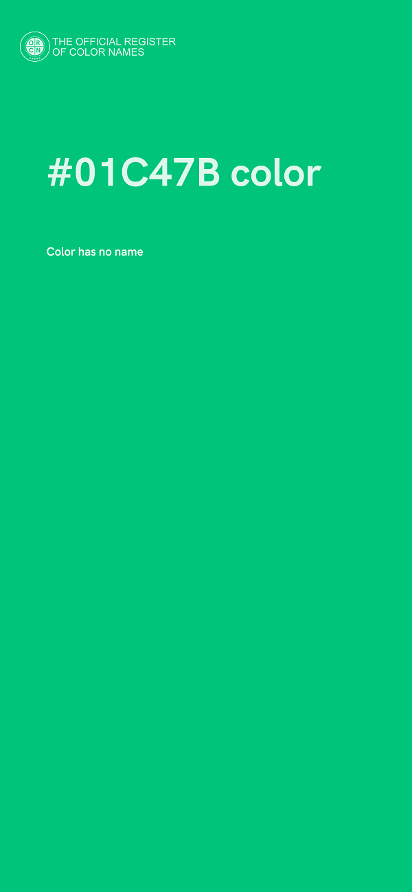 #01C47B color image